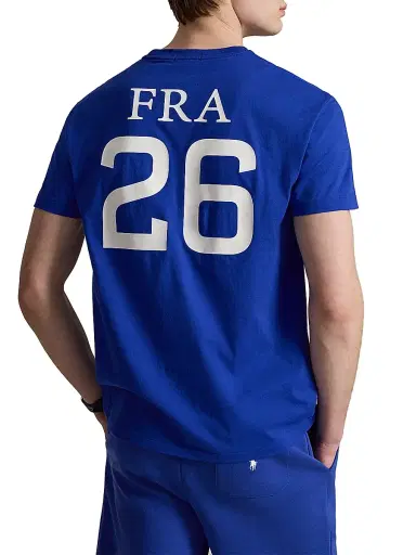 Polo Ralph Lauren Men's France Crewneck Cotton T-Shirt - Cruise Royal - Size XXL | Thumbnail 4