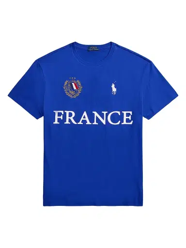 Polo Ralph Lauren Men's France Crewneck Cotton T-Shirt - Cruise Royal - Size XXL | Thumbnail 1