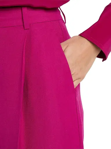 Argent Women's Pleated Twill High-Rise Trousers | Thumbnail 5