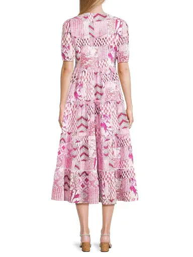 Ro's Garden Women's Daphne Cotton Midi-Dress | Thumbnail 5