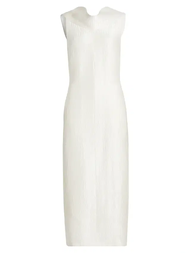 Brandon Maxwell Women's The Blair Silk Sheath Midi-Dress - Pearl