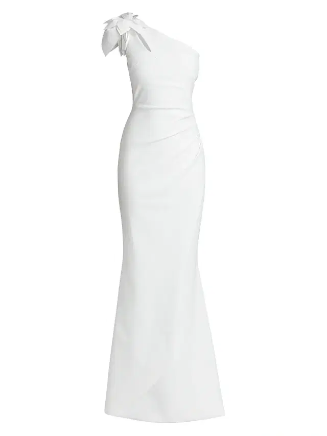Chiara Boni La Petite Robe Women's Gosia One-Shoulder Gown - White