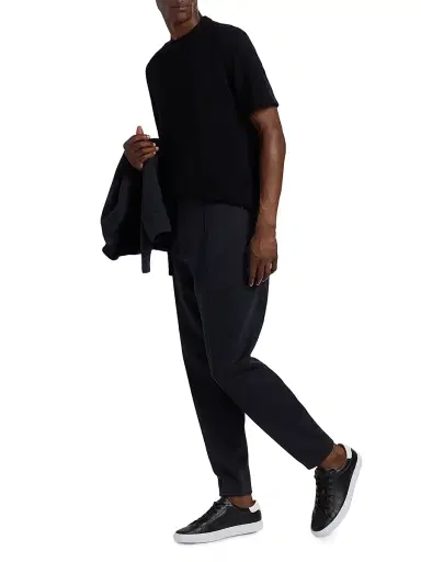 Emporio Armani Men's Jersey Joggers - Navy - Size Large | Thumbnail 2 Emporio Armani Men's Jersey Joggers - Navy - Size Large | Thumbnail 2