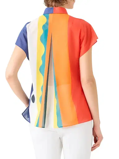 Akris Women's Abstract Cotton Voile Shirt | Thumbnail 5 Akris Women's Abstract Cotton Voile Shirt | Thumbnail 5