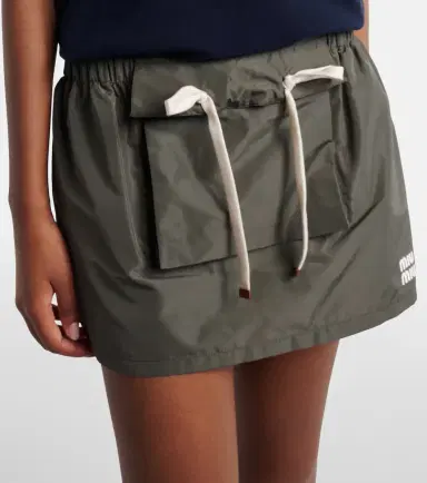 Miu Miu Technical miniskirt | Thumbnail 3 Miu Miu Technical miniskirt | Thumbnail 3