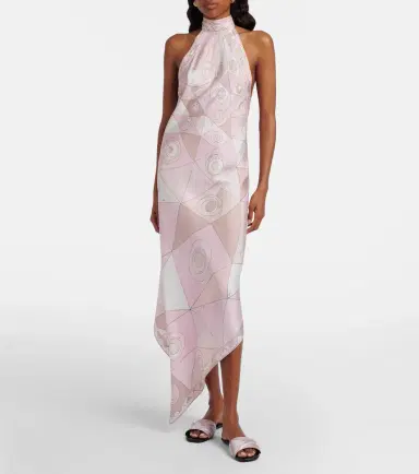 PUCCI Occhi silk twill maxi dress | Thumbnail 2 PUCCI Occhi silk twill maxi dress | Thumbnail 2