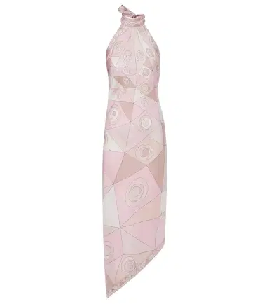 PUCCI Occhi silk twill maxi dress | Thumbnail 1 PUCCI Occhi silk twill maxi dress | Thumbnail 1