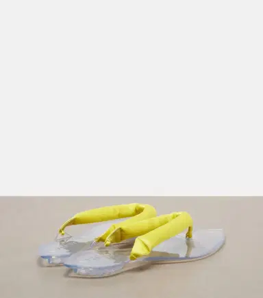 Alaïa Invisible satin thong sandals | Thumbnail 3