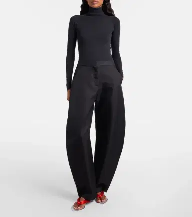 Alaïa Invisible satin thong sandals | Thumbnail 4 Alaïa Invisible satin thong sandals | Thumbnail 4