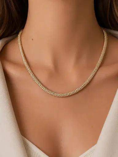Wish Fine Jewelry 21.91ct Diamond 18K Gold Rope Necklace | Thumbnail 2 Wish Fine Jewelry 21.91ct Diamond 18K Gold Rope Necklace | Thumbnail 2