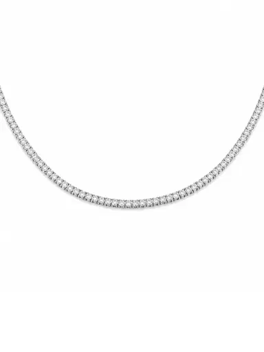 Wish Fine Jewelry 3.0ct Diamond 18K Gold Tennis Necklace | Thumbnail 1
