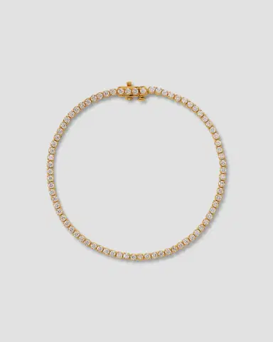 Jennifer Fisher Lab Diamond Round Cut Tennis Bracelet | Thumbnail 2