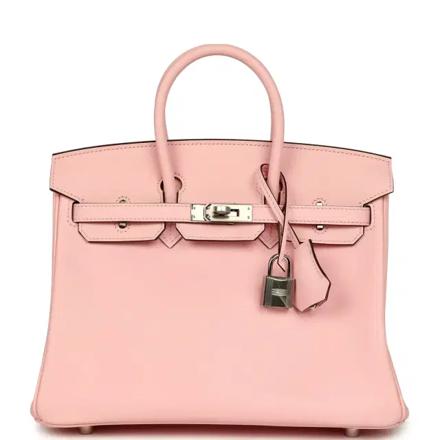 Hermes Birkin 25 Rose Sakura Swift Palladium Hardware Hermes Birkin 25 Rose Sakura Swift Palladium Hardware