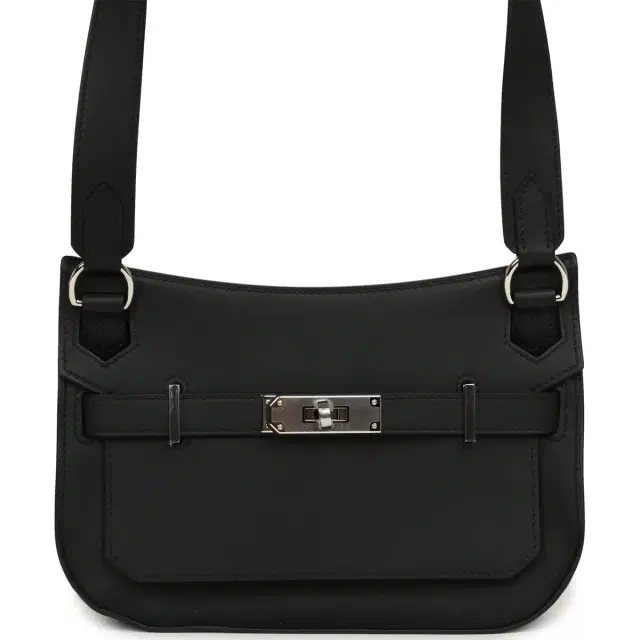 Hermes Jypsiere Mini Black Swift Palladium Hardware