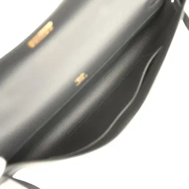 HERMÈS Hermes Kelly Cut Black Swift Gold Hardware | Thumbnail 8 HERMÈS Hermes Kelly Cut Black Swift Gold Hardware | Thumbnail 8