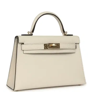 HERMÈS Hermes Special Order (HSS) Kelly Sellier 20 Nata Verso Chevre Mysore Permabrass Hardware | Thumbnail 2 HERMÈS Hermes Special Order (HSS) Kelly Sellier 20 Nata Verso Chevre Mysore Permabrass Hardware | Thumbnail 2