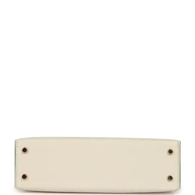 HERMÈS Hermes Special Order (HSS) Kelly Sellier 20 Nata Verso Chevre Mysore Permabrass Hardware | Thumbnail 6 HERMÈS Hermes Special Order (HSS) Kelly Sellier 20 Nata Verso Chevre Mysore Permabrass Hardware | Thumbnail 6