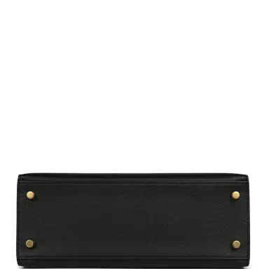 HERMÈS Hermes Special Order (HSS) Kelly Sellier 25 Black and White Epsom Brushed Gold Hardware | Thumbnail 6 HERMÈS Hermes Special Order (HSS) Kelly Sellier 25 Black and White Epsom Brushed Gold Hardware | Thumbnail 6