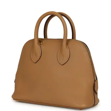 HERMÈS Pre-owned Hermes 1923 Bolide Mini Biscuit Evercolor Gold Hardware | Thumbnail 5 HERMÈS Pre-owned Hermes 1923 Bolide Mini Biscuit Evercolor Gold Hardware | Thumbnail 5
