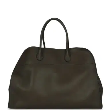 The Row The Row Soft Margaux 17 Bag Koala Grey Saddle Silver Hardware | Thumbnail 5 The Row The Row Soft Margaux 17 Bag Koala Grey Saddle Silver Hardware | Thumbnail 5