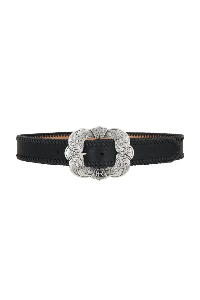 Ralph Lauren Collection Embossed Wide Belt