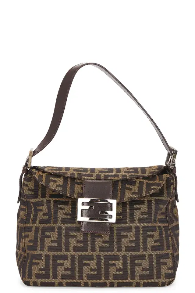 FWRD Renew Fendi Zucca Shoulder Bag