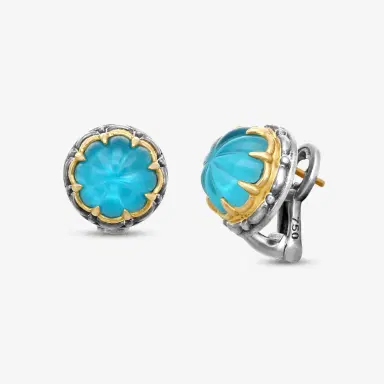 Konstantino Konstantino Angelic Sterling Silver & 18K Yellow Gold Silka Earrings by The Solist | Thumbnail 2