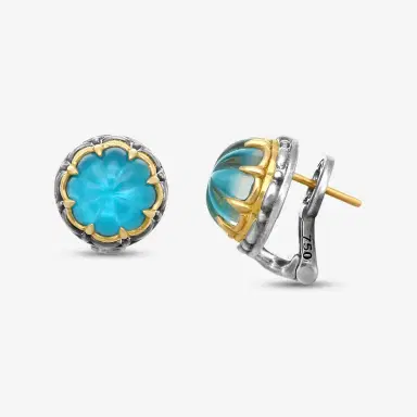 Konstantino Konstantino Angelic Sterling Silver & 18K Yellow Gold Silka Earrings by The Solist | Thumbnail 3