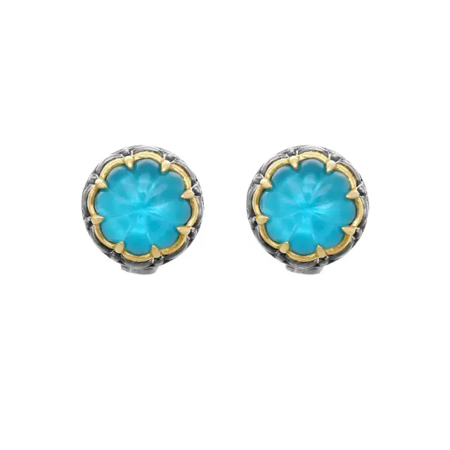 Konstantino Konstantino Angelic Sterling Silver & 18K Yellow Gold Silka Earrings by The Solist