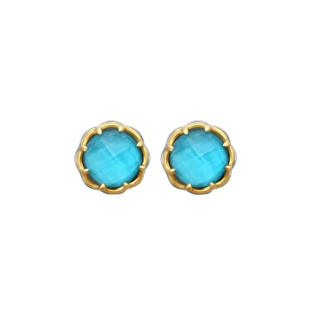 Konstantino Konstantino Angelic Sterling Silver & 18K Yellow Gold Silka Earrings by The Solist
