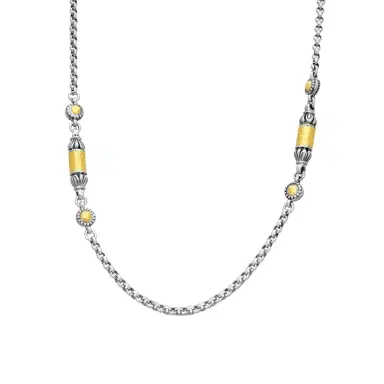 Konstantino Konstantino Aspasia Sterling Silver & 18K Yellow Gold Necklace by The Solist | Thumbnail 1