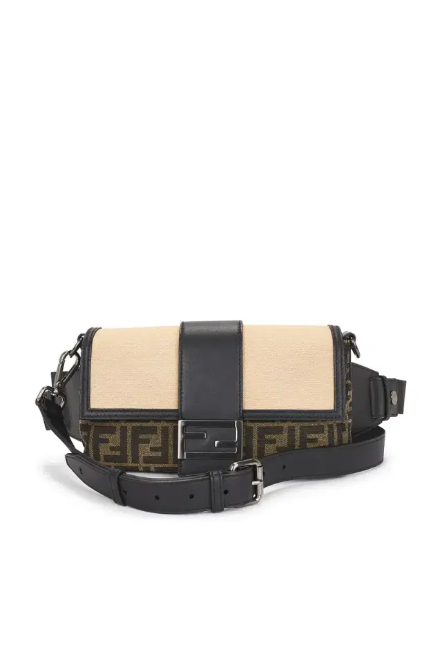 FWRD Renew Fendi Zucca Baguette Convertible Belt Bag