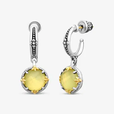 Konstantino Konstantino Gen K 2 Sterling Silver & 18K Yellow Gold Agate Earrings by The Solist | Thumbnail 2
