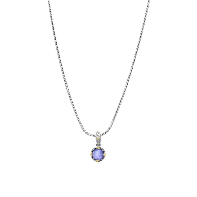 Konstantino Konstantino Gen K 2 Sterling Silver & 18K Yellow Gold Agate Necklace by The Solist