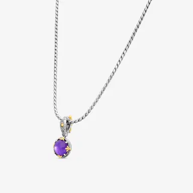 Konstantino Konstantino Gen K 2 Sterling Silver & 18K Yellow Gold Amethyst Necklace by The Solist | Thumbnail 2