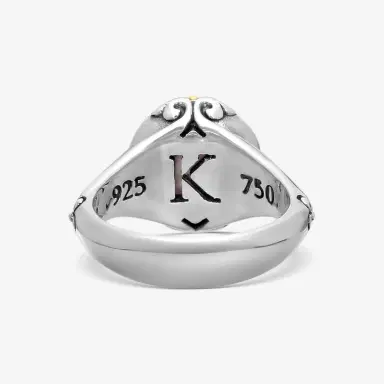 Konstantino Konstantino Gen K 2 Sterling Silver & 18K Yellow Gold Amethyst Ring Sz. 7 by The Solist | Thumbnail 3