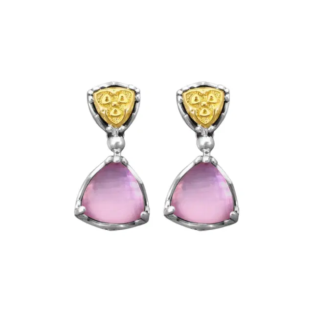 Konstantino Konstantino Gen K 2 Sterling Silver & 18K Yellow Gold Corundum Earrings by The Solist