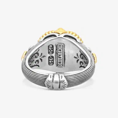 Konstantino Konstantino Gen K 2 Sterling Silver & 18K Yellow Gold Corundum Ring Sz.7 by The Solist | Thumbnail 3