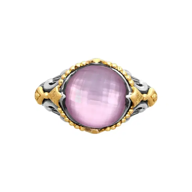 Konstantino Konstantino Gen K 2 Sterling Silver & 18K Yellow Gold Corundum Ring Sz.7 by The Solist