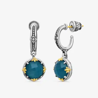 Konstantino Konstantino Gen K 2 Sterling Silver & 18K Yellow Gold Spinel Drop Earrings by The Solist | Thumbnail 2