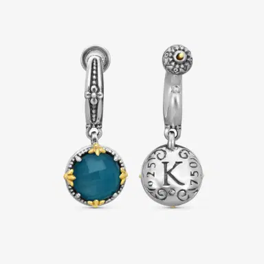 Konstantino Konstantino Gen K 2 Sterling Silver & 18K Yellow Gold Spinel Drop Earrings by The Solist | Thumbnail 4
