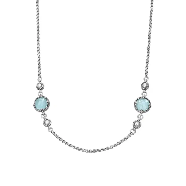 Konstantino Konstantino Gen K 2 Sterling Silver Aquamarine Necklace by The Solist