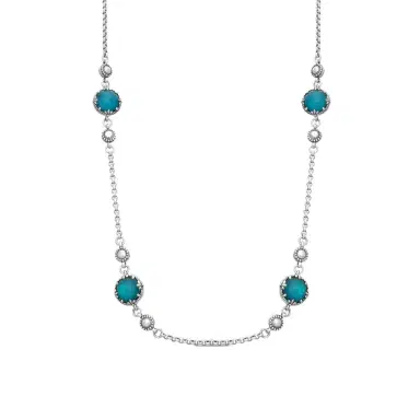 Konstantino Konstantino Gen K 2 Sterling Silver Blue Spinel Necklace by The Solist | Thumbnail 1