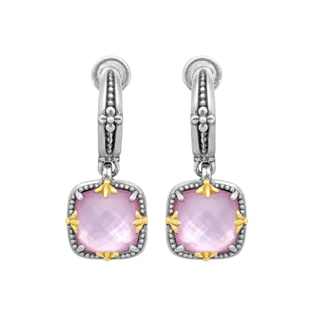 Konstantino Konstantino Gen K Sterling Silver & 18K Yellow Gold Corundum Drop Earrings by The Solist