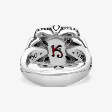 Konstantino Konstantino Gen K Sterling Silver & 18K Yellow Gold Ruby Ring Sz. 7 by The Solist | Thumbnail 3