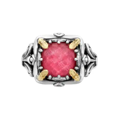 Konstantino Konstantino Gen K Sterling Silver & 18K Yellow Gold Thulite Ring Sz.7 by The Solist | Thumbnail 1