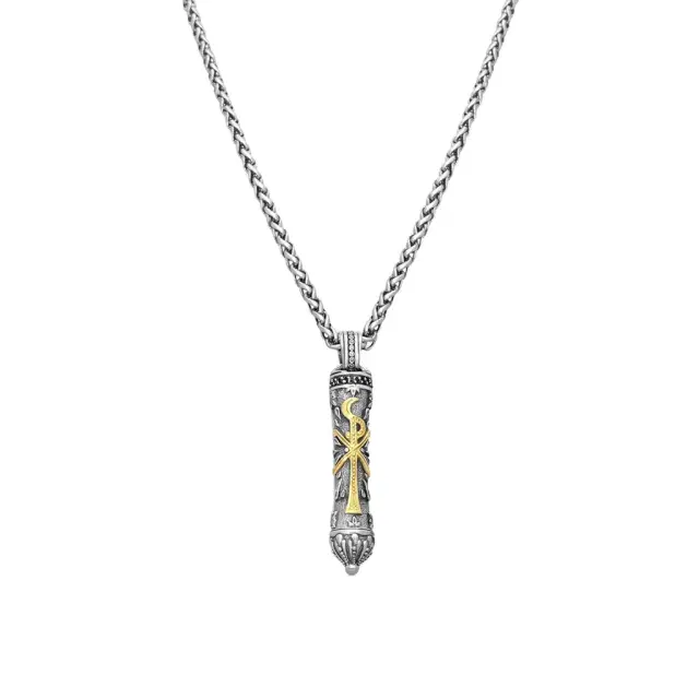 Konstantino Konstantino Stavros Sterling Silver & 18K Yellow Gold Spinel Necklace by The Solist