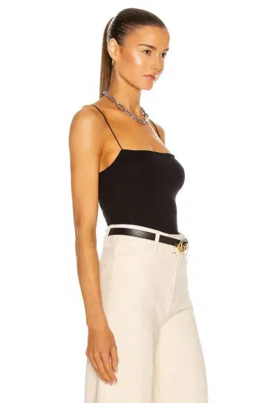 Enza Costa Supima Cotton Essential Strappy Tank | Thumbnail 2