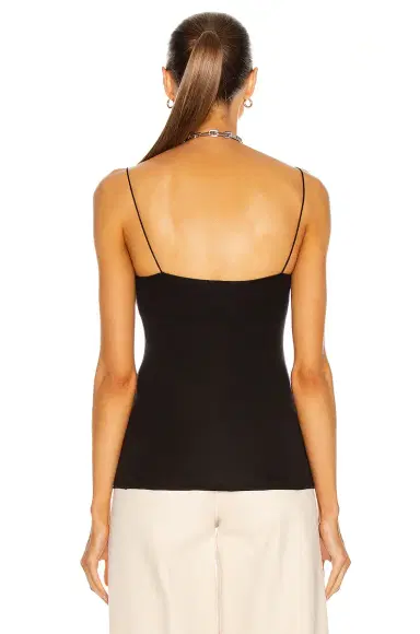 Enza Costa Supima Cotton Essential Strappy Tank | Thumbnail 3