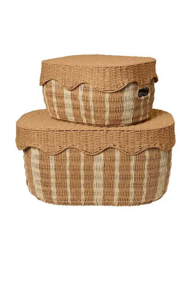 Ferm Living Rivan Storage Baskets Set Of 2